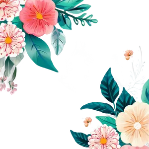 Floral Corner Graphics Png 06122024 PNG Image