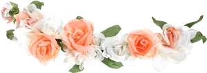 Floral Crown Design PNG Image