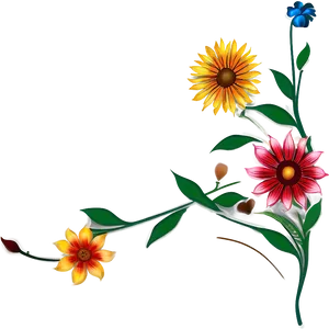 Floral Design B PNG Image