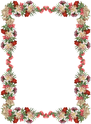 Floral_ Frame_on_ Black_ Background.jpg PNG Image