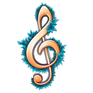 Floral G Clef Png 67 PNG Image