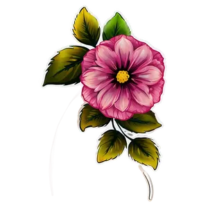 Floral Goodnotes Stickers Png 93 PNG Image