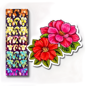 Floral Goodnotes Stickers Png Ist PNG Image