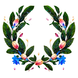 Floral Laurel Garland Png Cbh41 PNG Image