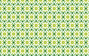 Floral Leaf Pattern Background PNG Image