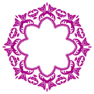 Floral Mandala Pattern PNG Image