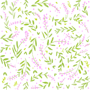 Floral_ Night_ Pattern PNG Image