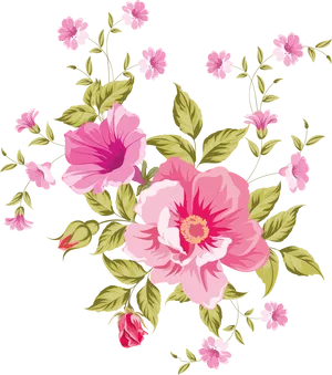 Floral_ Pattern_ Design_ Background PNG Image