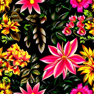 Floral Pattern Design Png Qta PNG Image