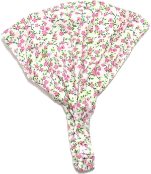 Floral Pattern Head Bandana PNG Image