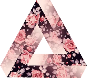 Floral Pattern Triangle.png PNG Image