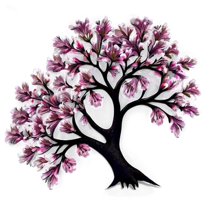 Floral Tree Top Blossom Png Kfp89 PNG Image