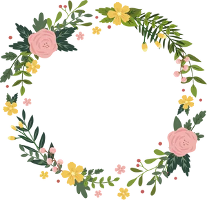 Floral_ Wreath_ Design_ Vector PNG Image