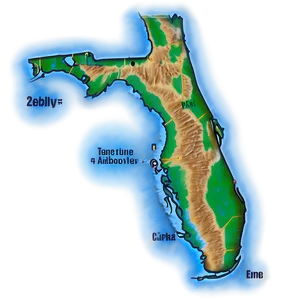 Florida State Boundary Line Png 82 PNG Image