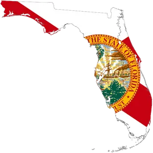 Florida State Seal Map PNG Image