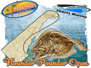 Flounder Pounder Open Fishing Tournament PNG Image