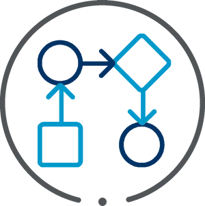 Flowchart Network Icon PNG Image