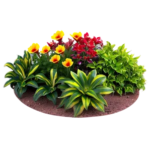 Flower Bed Design Png 70 PNG Image