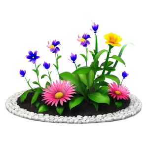 Flower Bed Design Png 85 PNG Image