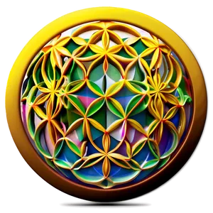 Flower Of Life Healing Symbol Png 06252024 PNG Image