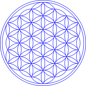 Flower Of Life_ Sacred Geometry Pattern.png PNG Image