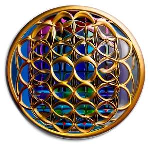 Flower Of Life Spiritual Icon Png 06252024 PNG Image