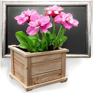 Flower Planter Box Png Tvv5 PNG Image