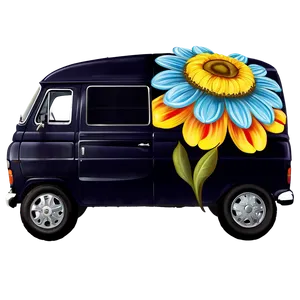 Flower Power Van Png 06202024 PNG Image