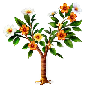 Flower Tree A PNG Image