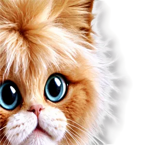 Fluffy Cat Face Png Mej PNG Image