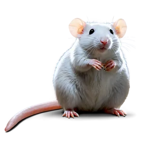 Fluffy Cute Rat Png Tit PNG Image