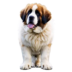 Fluffy St Bernard Coat Png 06292024 PNG Image