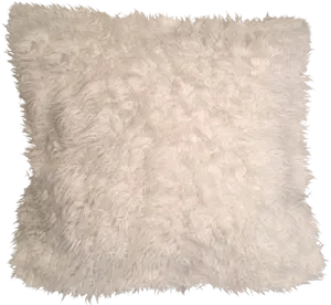 Fluffy White Pillow Texture PNG Image