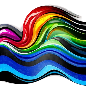 Fluid Wavy Lines Animation Png 06212024 PNG Image