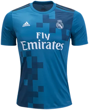 Fly Emirates Adidas Soccer Jersey PNG Image