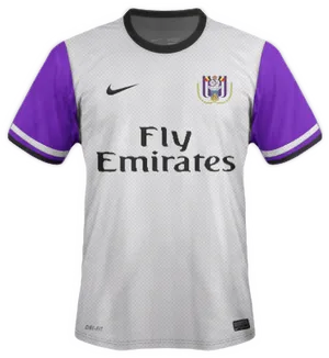 Fly Emirates Sponsored Football Jersey PNG Image