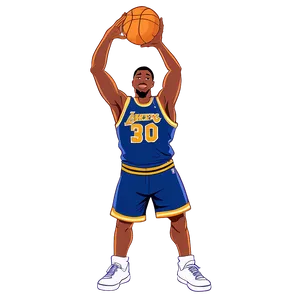 Flying Basketball Player Cartoon Png 30 PNG Image