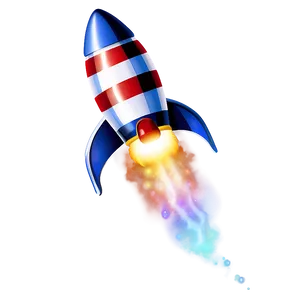 Flying Rocket Png 06252024 PNG Image