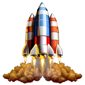 Flying Rocket Png Cxs78 PNG Image