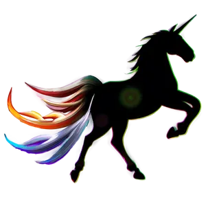 Flying Unicorn Silhouette Png 42 PNG Image