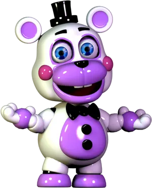 Fnaf_ Helpy_ Character_ Render PNG Image