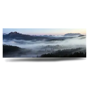 Foggy Landscape Effect Png Jbk PNG Image