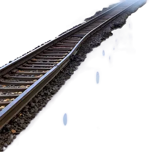 Foggy Morning Train Tracks Png Ekp PNG Image