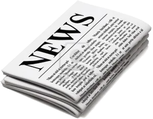 Folded Newspaper Stacked PNG Image