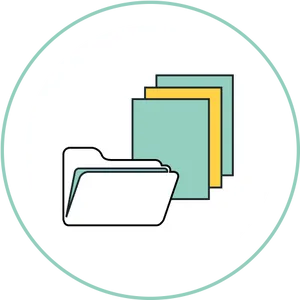 Folder Icon Graphic PNG Image