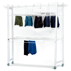 Folding Clothes Rack Png Rlh10 PNG Image