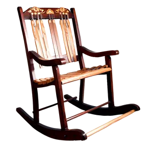 Folding Rocking Chair Png 06122024 PNG Image