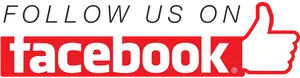Follow Us On Facebook Banner PNG Image