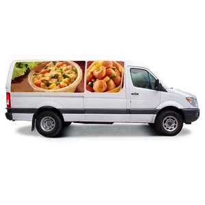 Food Delivery Van Png Bsp PNG Image