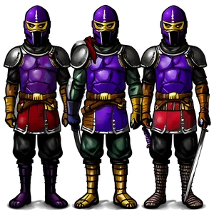 Foot Clan Soldiers Png 05252024 PNG Image